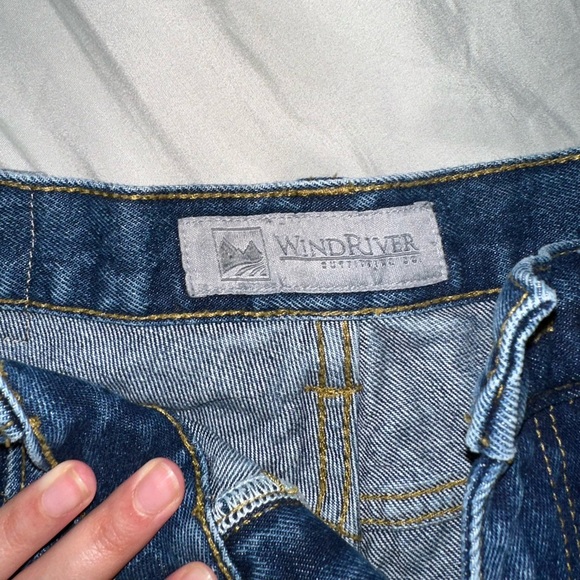 Wind River Cotton Blue Jeans Straight Leg - Picture 2 of 4